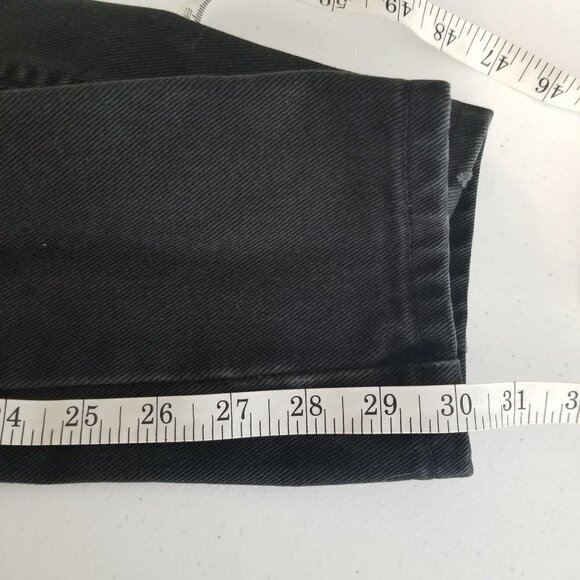 Vintage Harley Davidson Jeans 35x 30 Straight Leg Black Distressed Y2K Biker - Picture 5 of 9